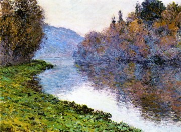  Tiempo Arte - Orillas del Sena en Jenfosse Tiempo despejado Claude Monet